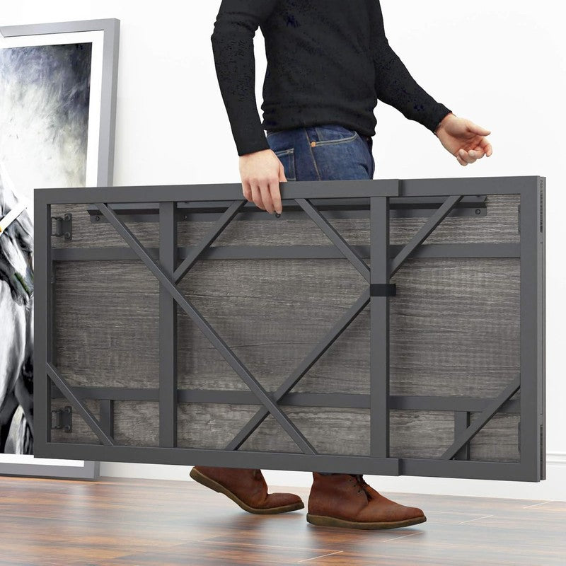 Folding Desk Writing Computer Desk Home Office Foldable Small Space7