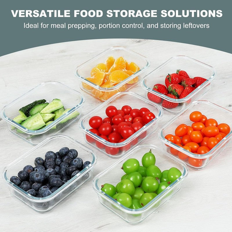 10 Pack 22oz Glass Meal Prep Containers Airtight BPA Free4