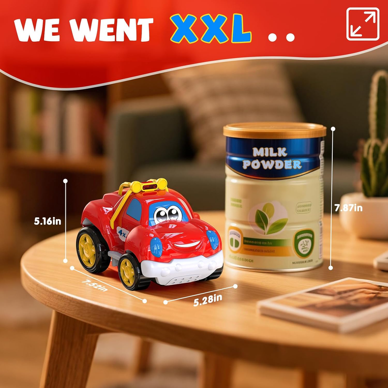 Toddler Remote Control Car Pickup Truck Toy for Kid Cartoon RC Vehicle for Toddl1