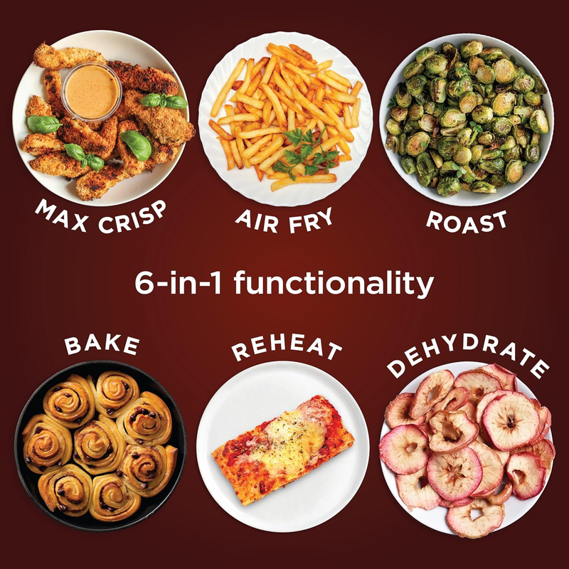 Ninja AF181 XL 6.5QT Air Fryer Max Crisp 6 in 1 Air Fry Roast Bake Grey2