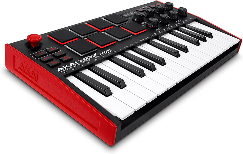MPK Mini MK3 25 Key USB MIDI Keyboard Controller w/ 8 Drum Pads 8 Knobs0