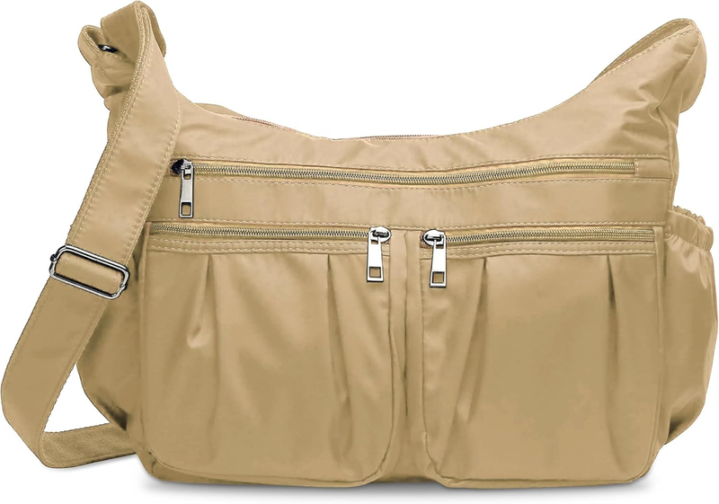 Women Crossbody Bag Waterproof Nylon Lightweight Shoulder Large Purse Handbag0