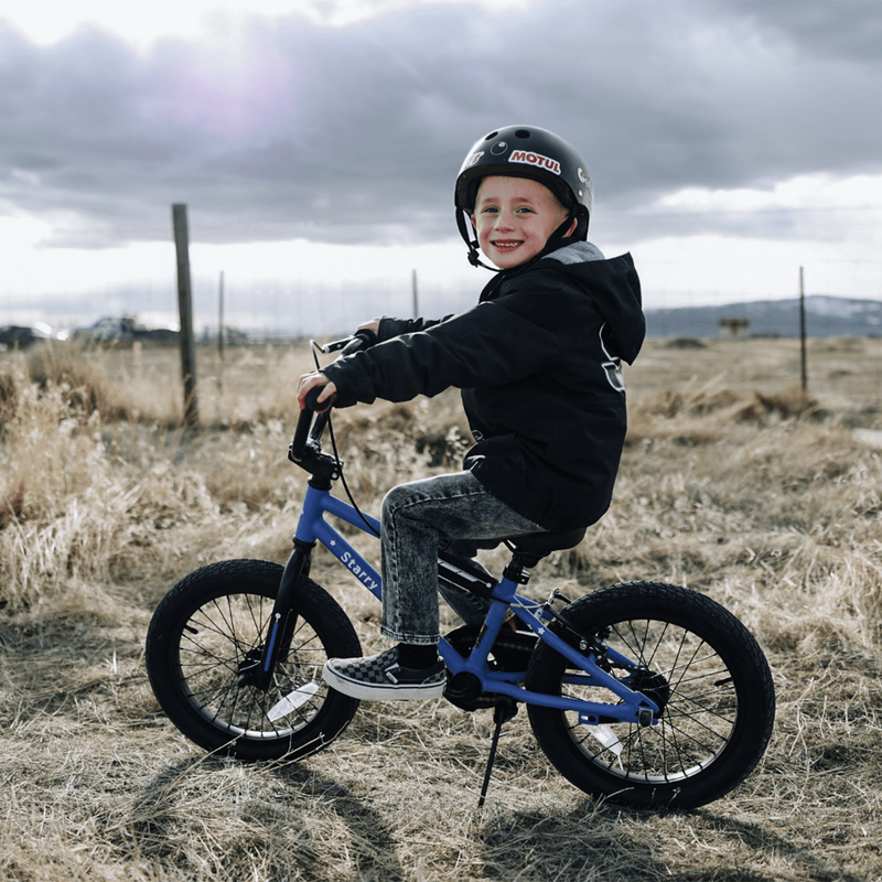 18in Kids BMX Bike w/ Training Wheels Coaster Brake Ages 6 9 Blue9