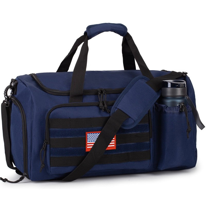 2 In 1 Gym Duffle Bag 40L Convertible Travel Bag Shoes Compartment Luggage7