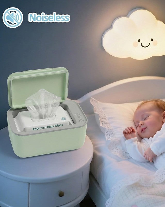 Baby Wipe Warmer 3 Level Temp Quiet Heating Large Capacity Green6