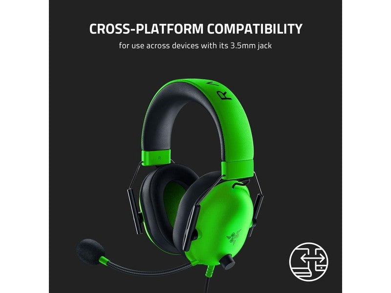 BlackShark V2 X Gaming Headset 7.1 50mm PS5 Xbox PC Switch Green3