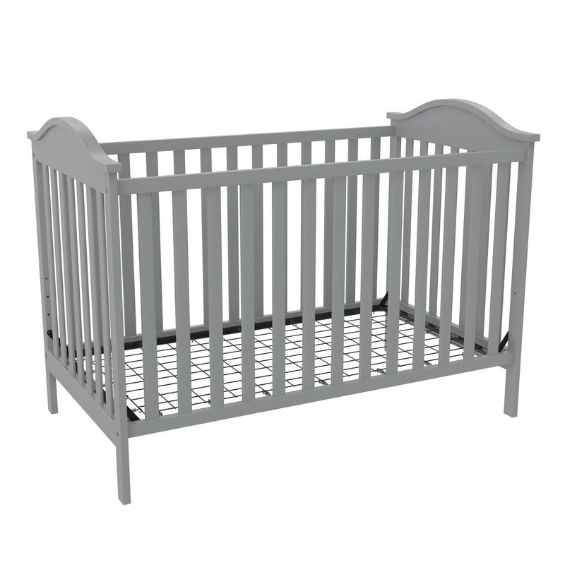 Adele 3-In-1 Convertible Crib, Light Gray3