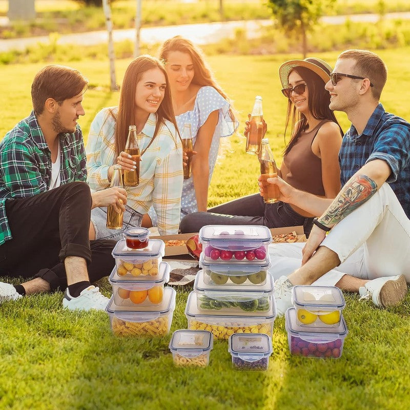 Airtight Food Storage Container Set， Meal Prep Container, Tupperware Sets with L3
