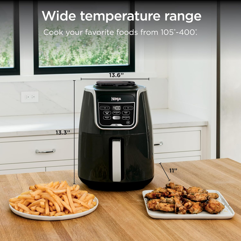 Ninja AF150AMZ XL 5.5QT Air Fryer 5 in 1 Roast Bake Reheat Dehydrate2
