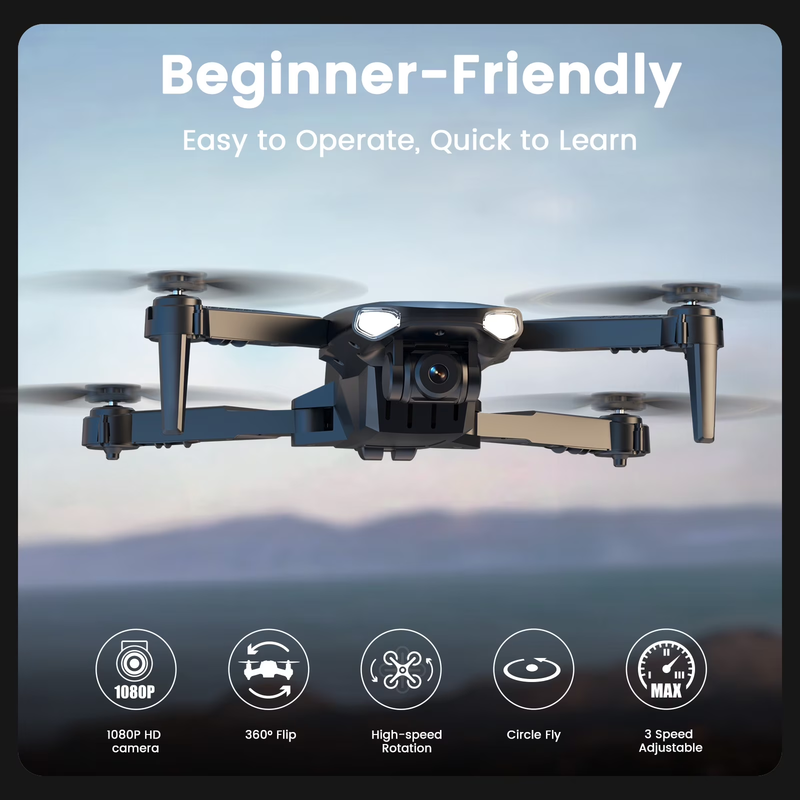 Drone for Kids Adults,  WF11 1080P HD Camera Drones with FPV Transmission Mini F7