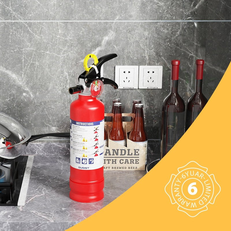 Fire Extinguisher for Home, ABC 2.5 Lb, 1 A:10 B:C, Quick Release Handle8