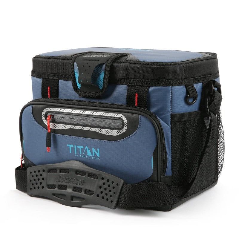 12 Can 8 QT Capacity Zipperless Soft Cooler, Ocean Blue0