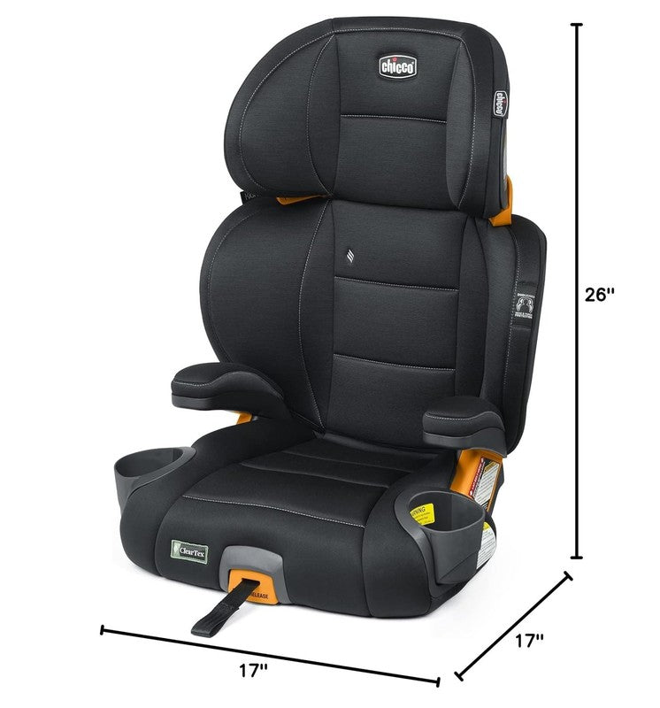 Kidfit Cleartex Plus 2 in 1 Booster Car Seat High Back/Backless 40 100lb Black8