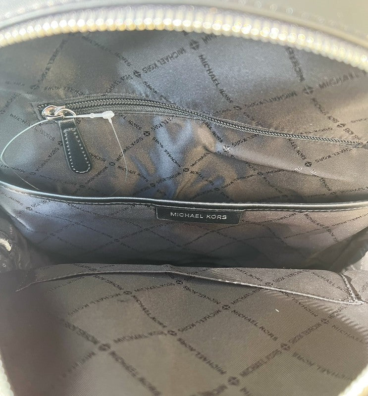 Large Jaycee Abbey Backpack School Bag Black MK Signature4