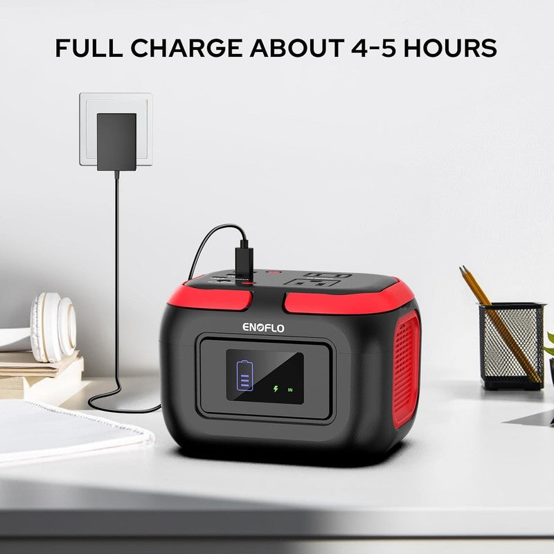 Portable Power Station, 97Wh Solar Generator, Lithium Battery Power with 110V AC4