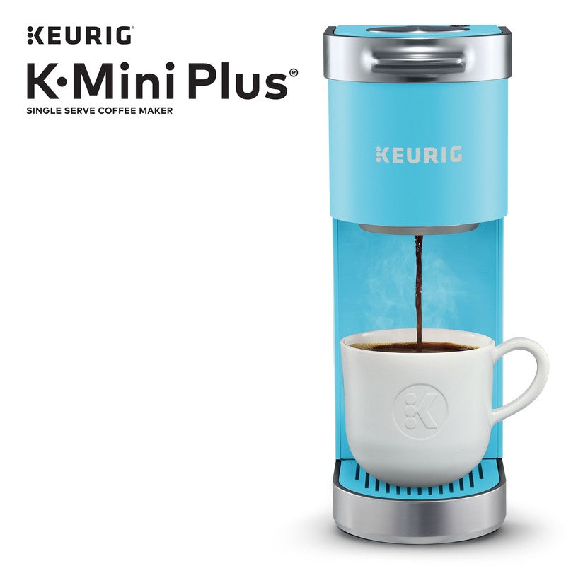 Keurig K-Mini Plus Coffee Maker - Compact, Stylish, and Brew Solution - Aqua1