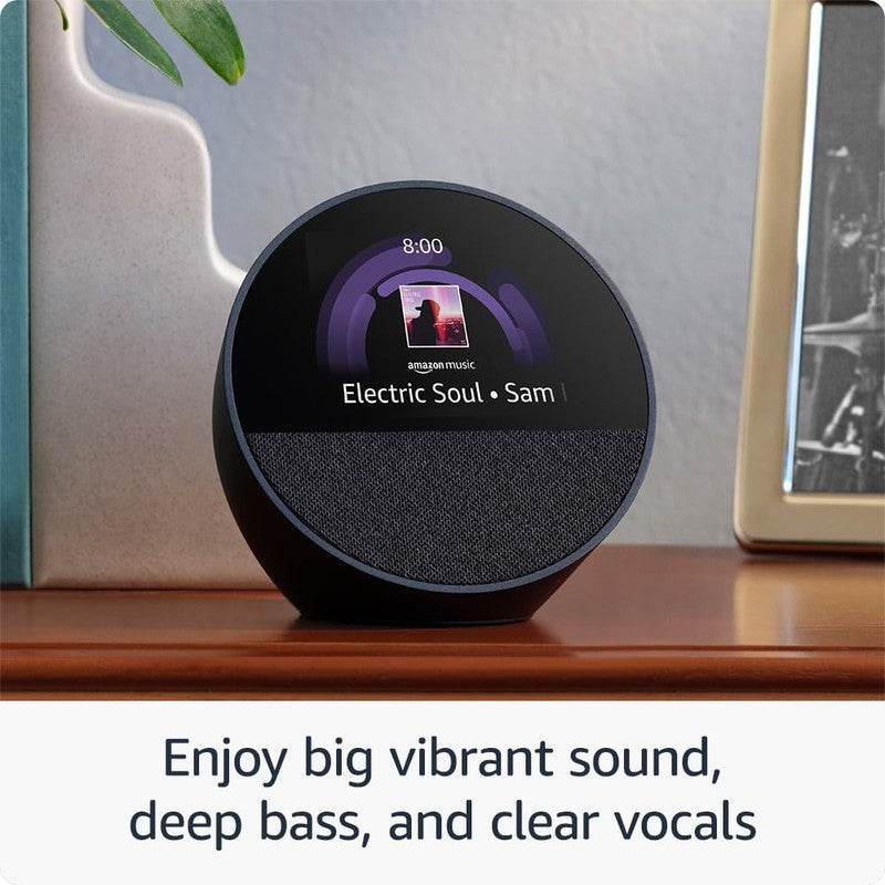 Echo Spot Smart Alarm Clock with Alexa - Perfect for Nightstands & Offices3