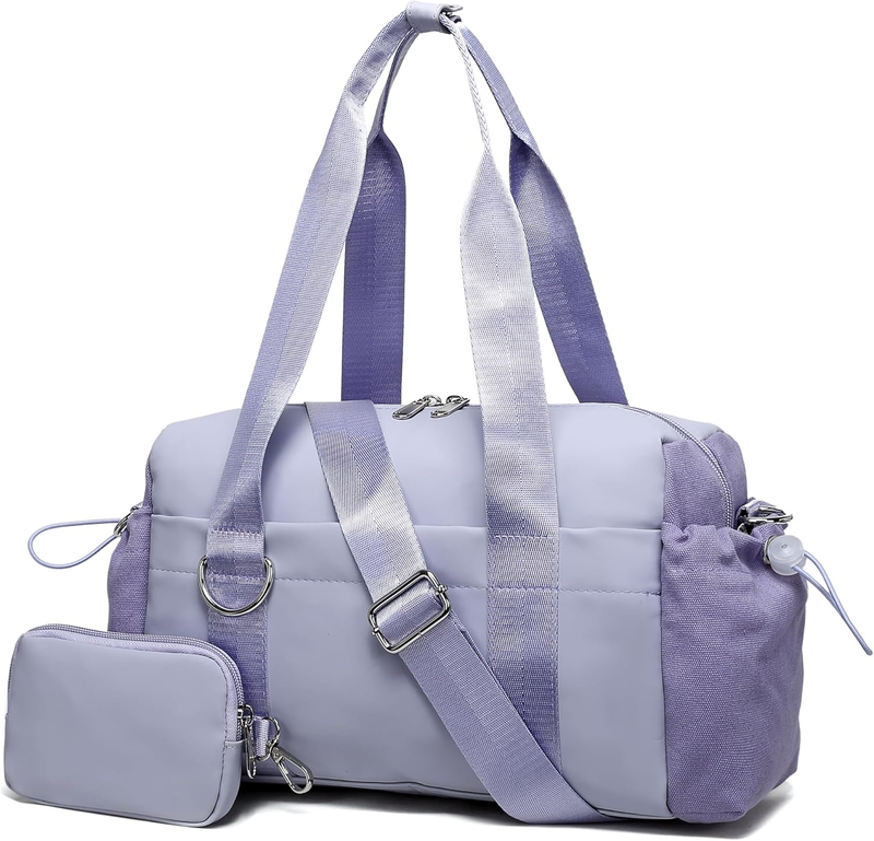 Everyday Mini Gym Bag Women 2.0 Tote Waterproof Travel Duffle Lavender9