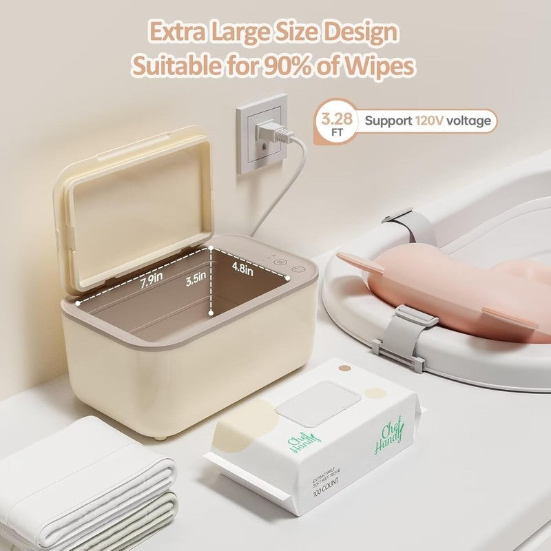 Baby Wipe Warmer 3 Mode Temp Silent Heating Large Capacity Yellow3