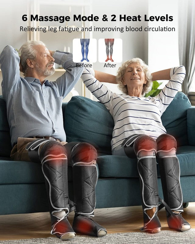 Leg Massager for Varicose Veins, Cramps, Heat & Modes, Gift for Men Women2