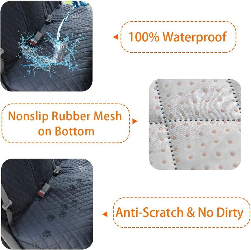 Honest Dog Car Seat Cover w/ Side Flap, Waterproof & Nonslip for Cars, SUV1