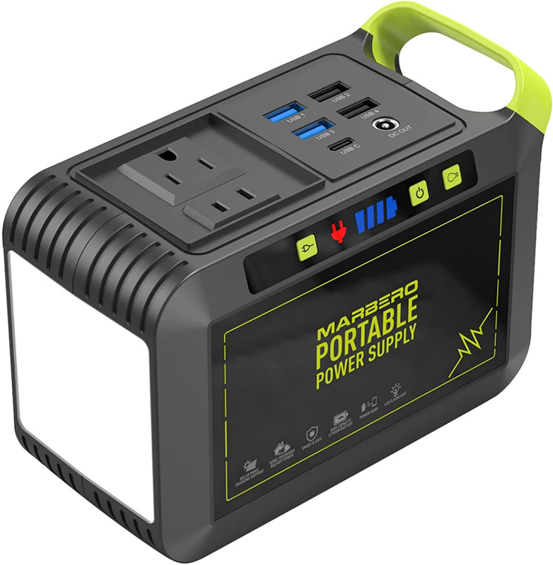 Portable Power Station 88Wh Camping Lithium Battery Solar Generator Fast Chargin0
