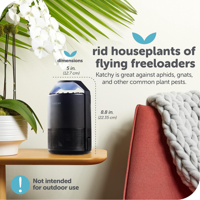 Flying Insect Trap Indoor – Catcher & Killer for Mosquito, Fruit Fly, Gnat & Sma4