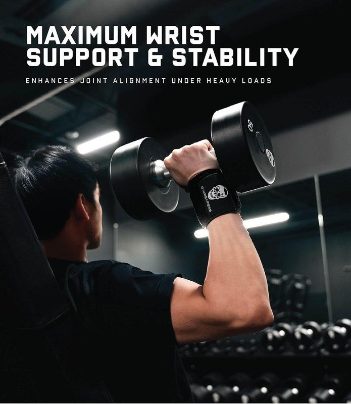 Weightlifting Wrist Wraps (IPF Approved) 18" Professional Quality Wrist Support 1
