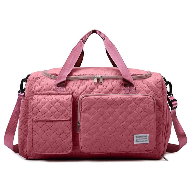 Gym Bag for Women Mens Travel Duffle Bags with Shoe Compartment Carry on Waterpr8