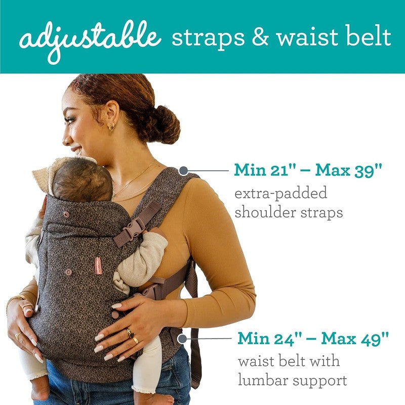 Leopard 4-In-1 Adjustable Baby Carrier - Ergonomic from Newborn to Toddler2