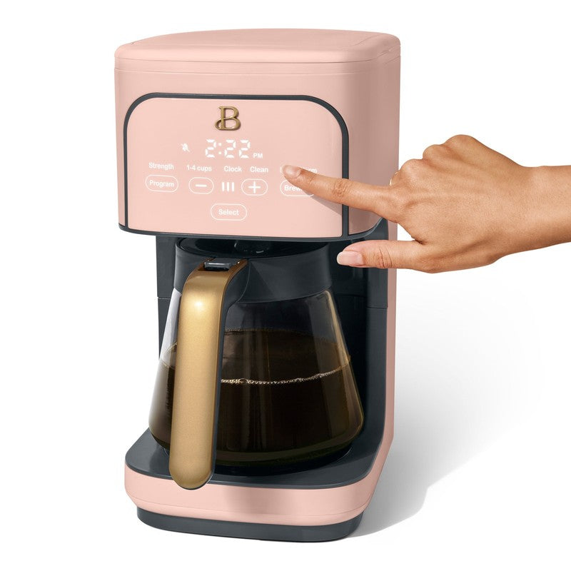 12 Cup Programmable Coffee Maker, Rose by Drew Barrymore9