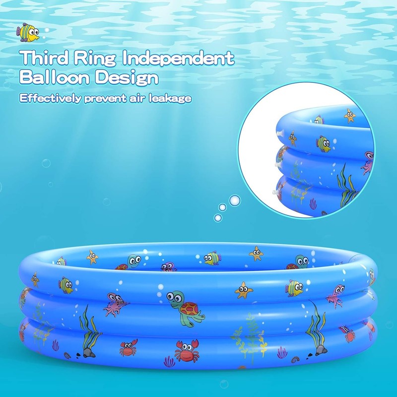Garden round Inflatable Baby Swimming Pool, Portable Inflatable Child/Children L3