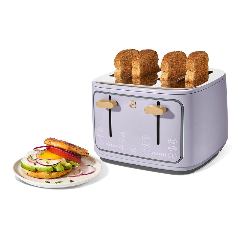 4-Slice Toaster with Touch-Activated Display, Lavender by Drew Barrymore3