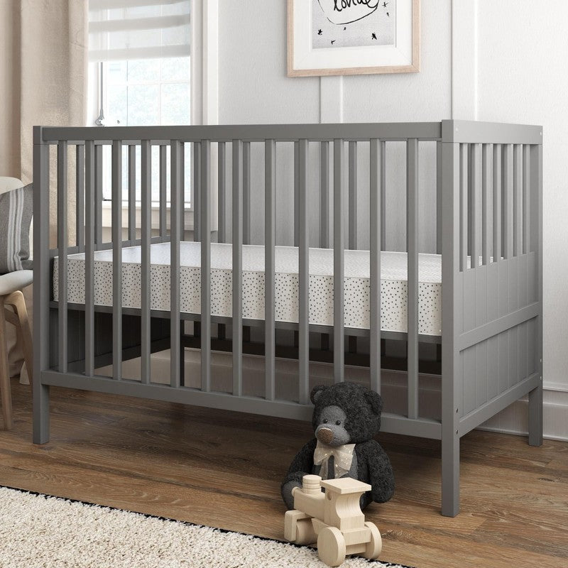 Sweet Dreams Baby & Toddler Mattress, White/Gray Polka Dot8