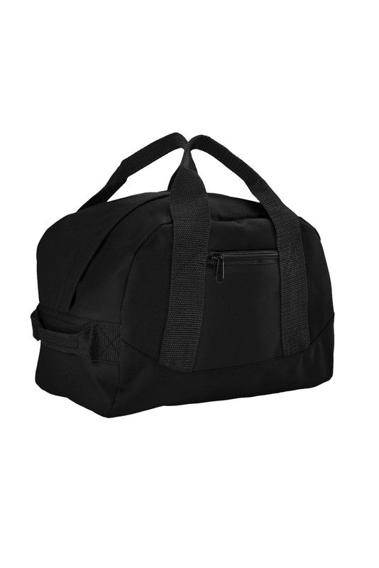 12" Mini Duffel Bag Gym Duffle in Black9