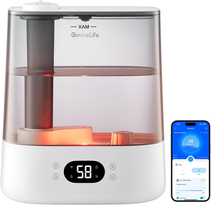 Smart Humidifier 6L Cool Mist WiFi 60H Aroma Diffuser Auto Mode Alexa Compatible0