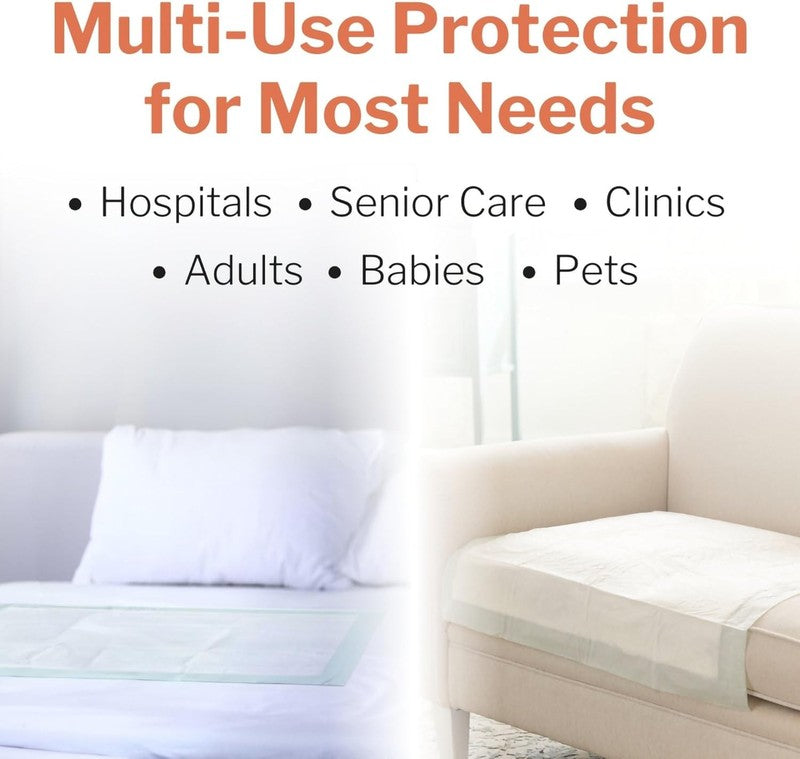 Super Underpads 30"x30"   100 Count Disposable Chux Pads for Incontinence Care4