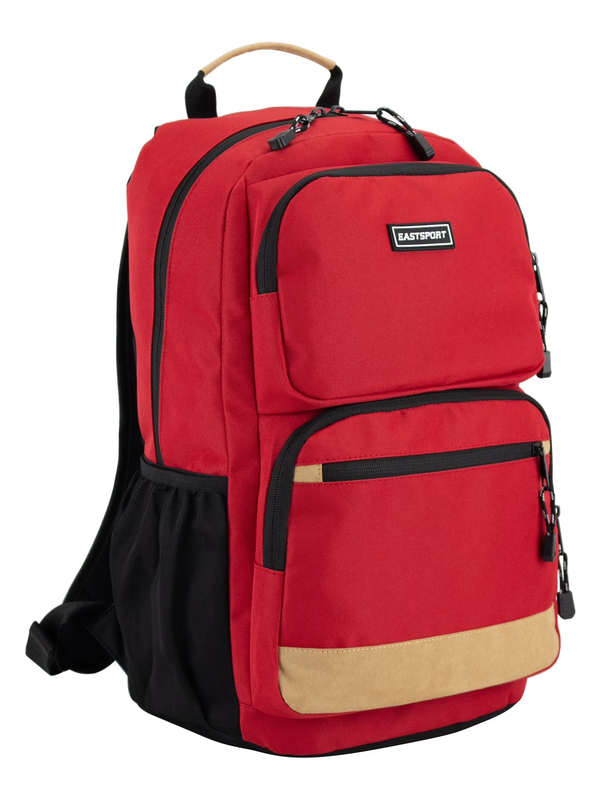 Unisex Aurora Core 17" Backpack Laptop School Bag Crimson Red3