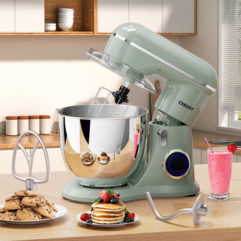 3 in 1 Stand Mixer 6.5QT Tilt Head 10 Speed Kitchen Electric Mixer with Attachme5