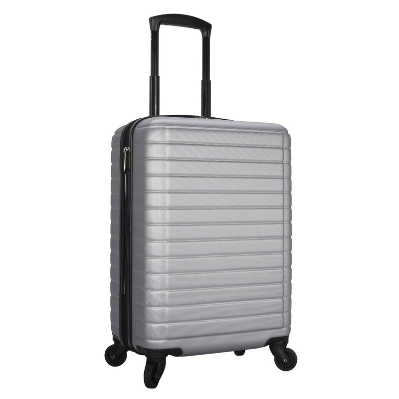 Protégé Vacationer 20" Carry On Expandable Hardside Luggage Silver Spinner8