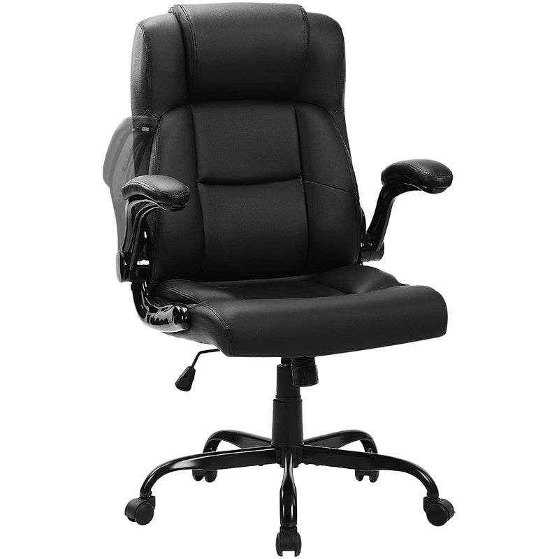 Leather Office Chair, Big and Tall Office Chair 400LBS Wide Seat Ergonomic Compu8