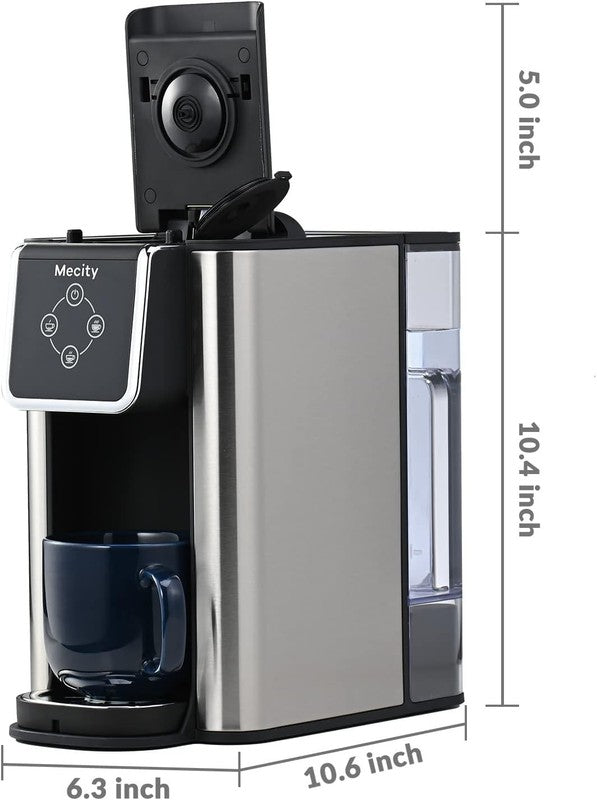 3 in 1 Single Serve Coffee Maker K Cup Compatible 6 10oz 50oz Reservoir7