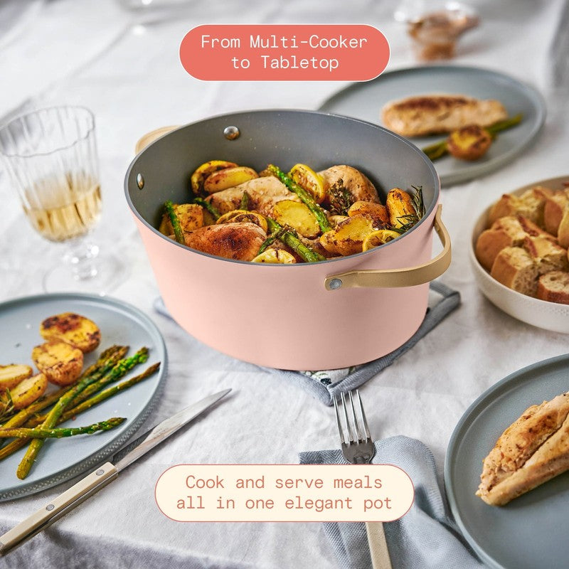 10 in 1, 6 Qt Electric Multi Cooker, Rose by Drew Barrymore4