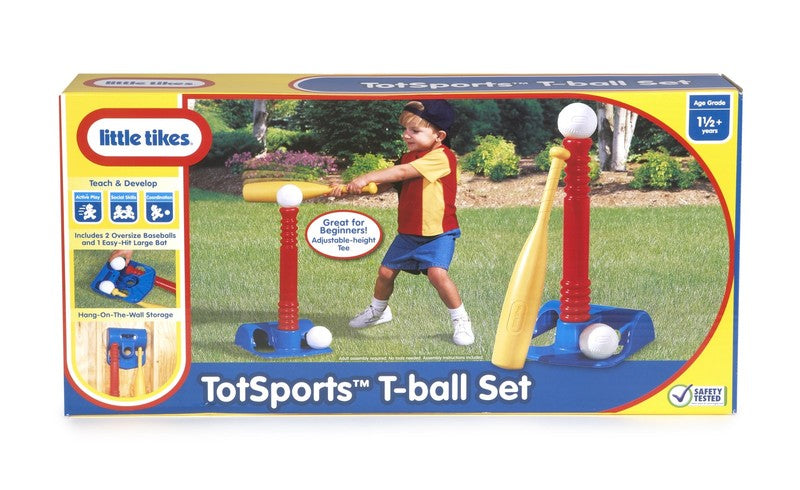 Totsports Kids T-Ball Set – Bat & 2 Balls for Toddlers Ages 18 Months to 4 Years5