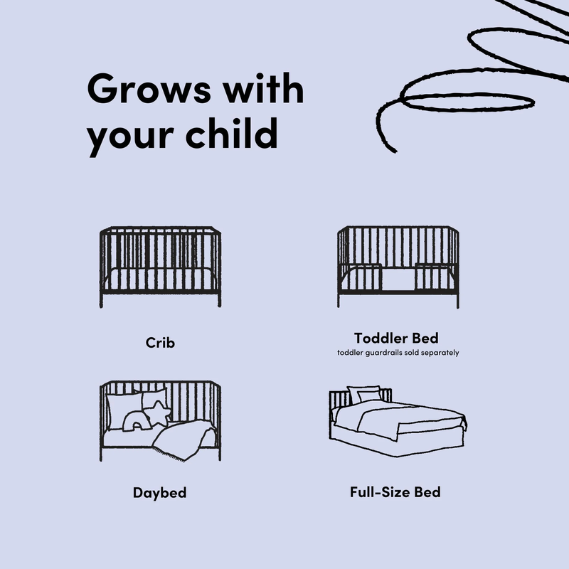 Sunset 4-In-1 Convertible Baby Crib, Espresso11