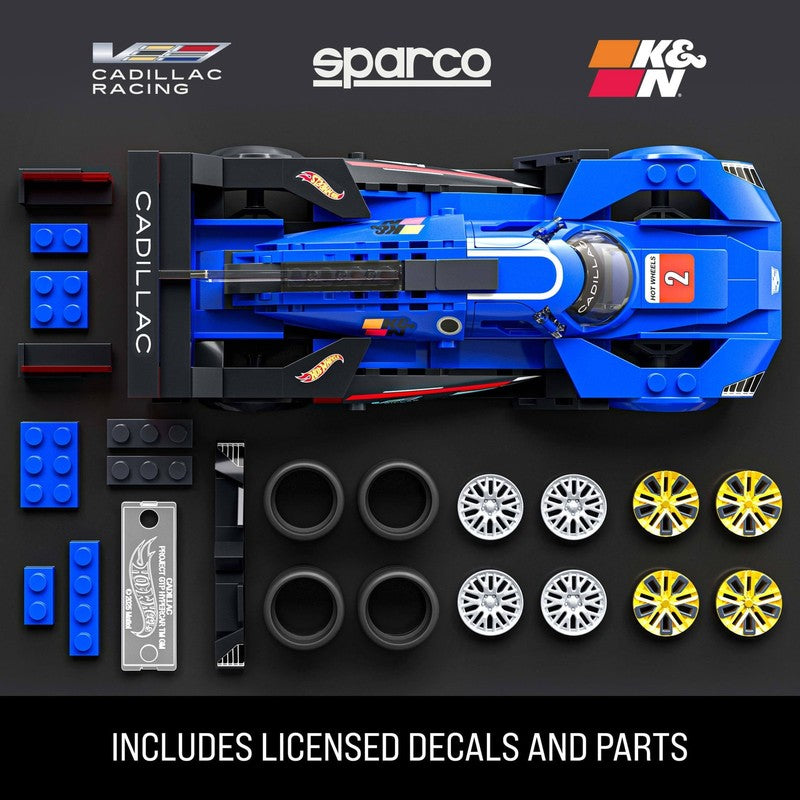 Hot Wheels Cadillac Project GTP Hypercar Building Toy Kit 236 Pieces Collectors3