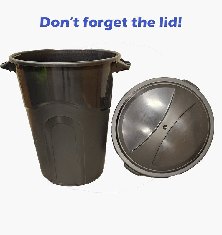 32 Gallon Heavy Duty Injection Molded Trash Can with Click Lock Lid7