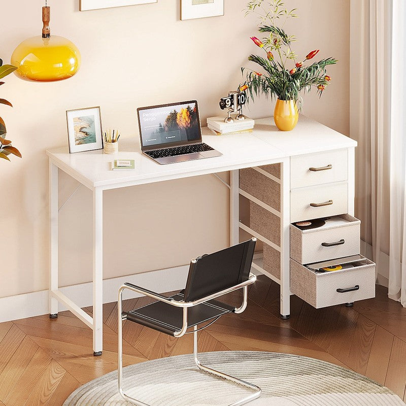Computer Desk with 4 Storage Drawers , Writing for Home Office, Study Work Table5