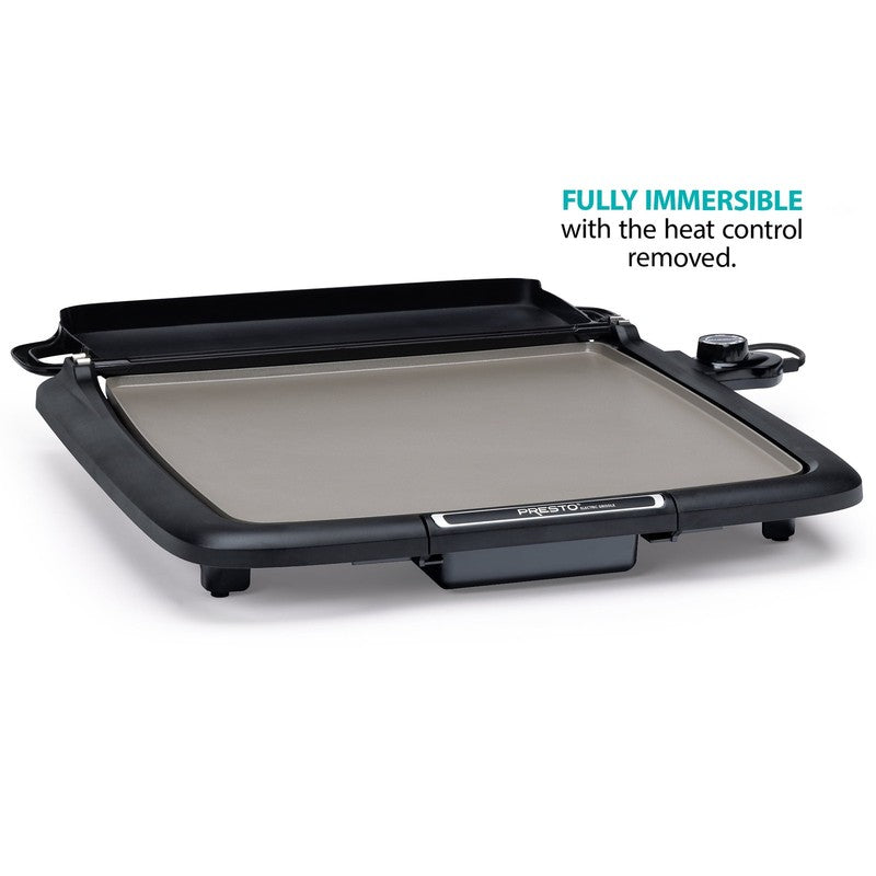 Ceramic Electric Griddle/Warmer Plus, Black 0702411