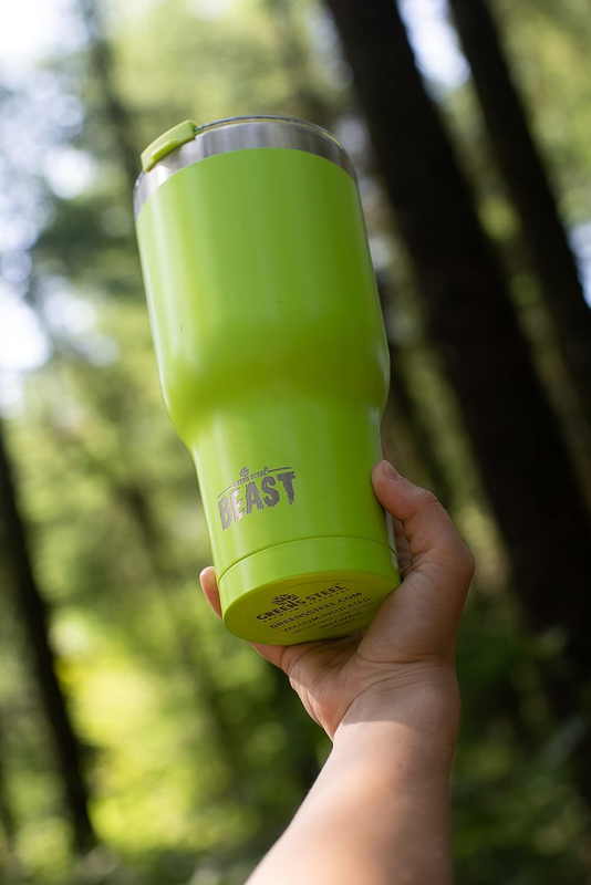40oz Stainless Steel Tumbler Double Wall Insulated Ice Coffee Cup Green2